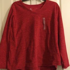 Made For Life Red Fleece Pullover